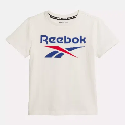 Reebok Unisex  Id Big Logo Tee - Little Kids In In Chalk