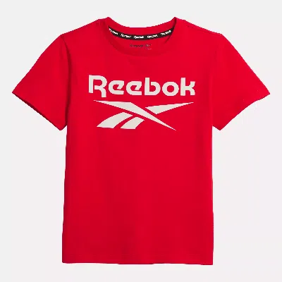 Reebok Unisex  Id Big Logo Tee - Little Kids In In Vector Red