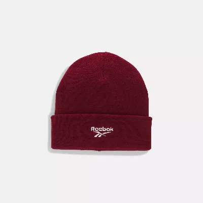 Reebok Unisex  Logo Cuff Hat In In Classic Maroon