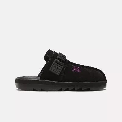 Reebok Unisex  X Needles Beatnik Slides In Core Black /extreme Purple /core