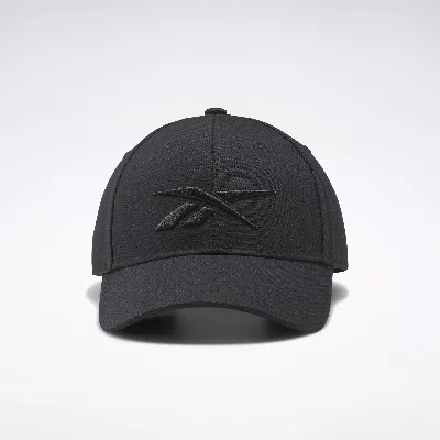 Reebok Vector Baseball Cap In Black
