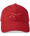 Reebok Logo Baseball Cap In Vector Red
