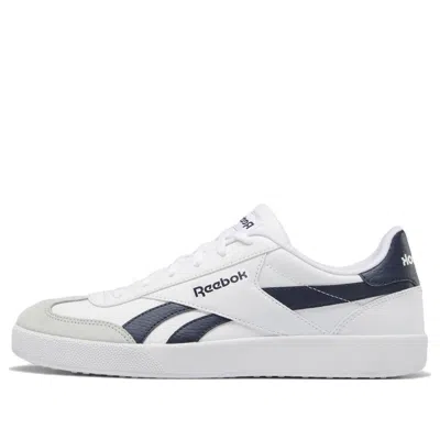 Reebok Vector Smash Cozy Wear-resistant Skateboarding Shoes Unisex White Blue In Multi