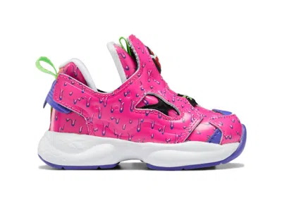 Pre-owned Reebok Versa Pump Fury Ghostbusters Sneakers In Proud Pink/ultima Purple/solar Green In Multi