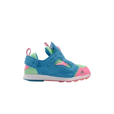 Pre-owned Reebok Versa Pump Fury Syn Td 'blue Green Pink' | Infant Size 6