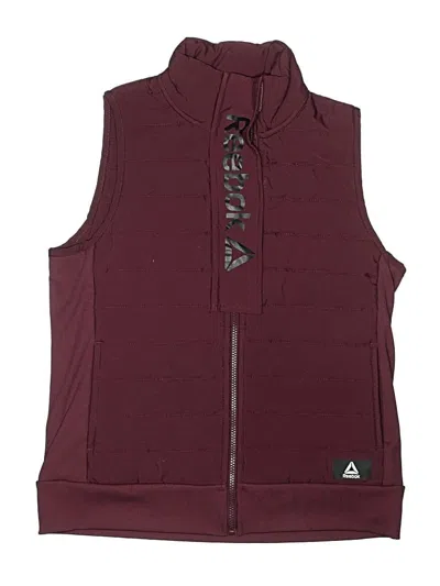 Pre-owned Reebok Kids' Vest In Burgundy