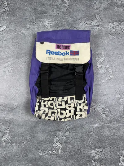 Pre-owned Reebok Vinage Y2k The Future Crossbody Bag Size Os In Purple