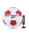 Reebok Vr-2k Heritage Synthetic Soccer Ball, Size 5 In Red