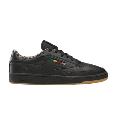 Pre-owned Reebok Wacko Maria X Club C 85 'black Leopard Gum' | Men's Size 8