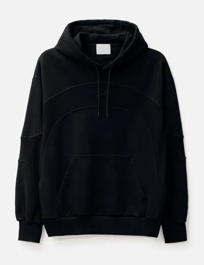 Reebok Waffle Pattern Hoodie In Black