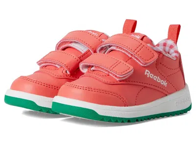 Reebok Weebok Clasp Low 2 (toddler) Kids Shoes Sunset Coral/white/classic Green : 8 Toddler M, Rubber
