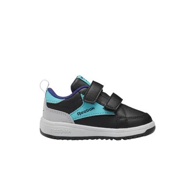 Pre-owned Reebok Weebok Clasp Low Toddler 'black Classic Teal' | Infant Size 4