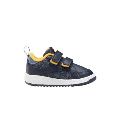 Pre-owned Reebok Weebok Clasp Low Toddler 'vector Navy Semi Solar Gold' | Blue | Infant Size 5