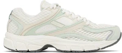 Reebok White & Green Premier Trinity Sneakers In Chalk/light Sage