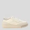 Reebok White And Grey Leather C Ltd Sneakers