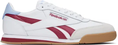 Reebok White & Red Campio Xt Sneakers In White/veryberry/y2kb