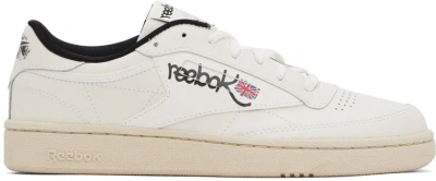 Reebok White Club C 85 Sneakers In Chalk/papwht/cblack
