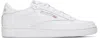 Reebok White Club C 85 Sneakers In Int-white/sheer Grey