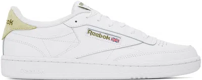 Reebok White Club C 85 Sneakers In White/white/citrus G