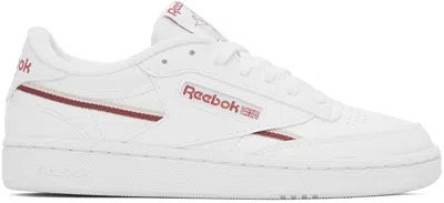 Reebok White Club C 85 Vegan Sneakers In White/sedros/white