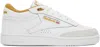 Reebok White Club C Mid Ii Sneakers In Ftwr White/ftwr Whit