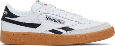 Reebok White Club C Revenge Vintage Sneakers In White/black/gum