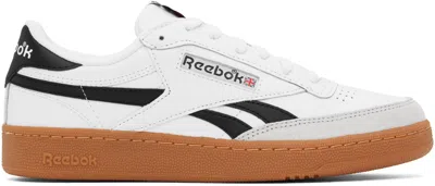 Reebok White Club C Revenge Vintage Sneakers In White/black/gum
