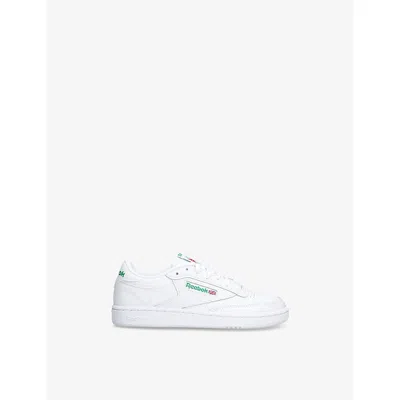 Reebok White Kids' Club C Leather Low-top Trainers Eur 38 / 5 Uk