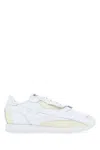 Reebok White Leather And Fabric Project 0 Cl Memory Of V2 Sneakers
