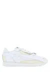 Reebok White Leather And Fabric Project 0 Cl Memory Of V2 Sneakers