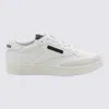 Reebok Suede And Fabric Club C Low-top Sneakers With Contrast Detai In White