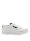 Reebok Suede And Fabric Club C Low-top Sneakers With Contrast Detai In White