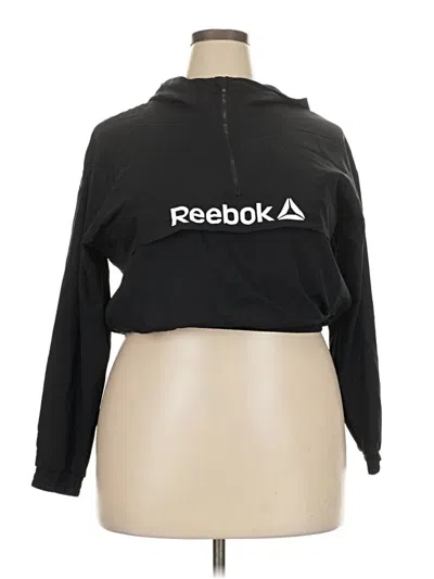 Pre-owned Reebok Windbreaker Jacket In Black