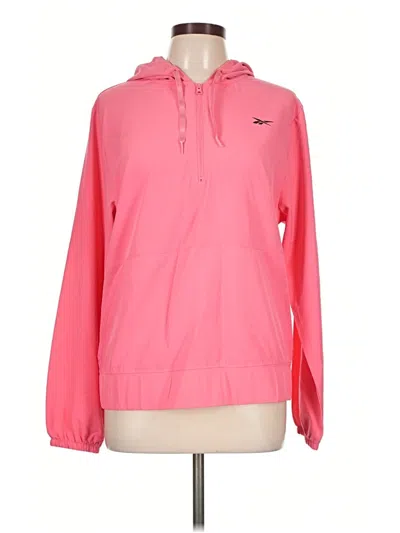 Pre-owned Reebok Windbreaker Jacket In Pink