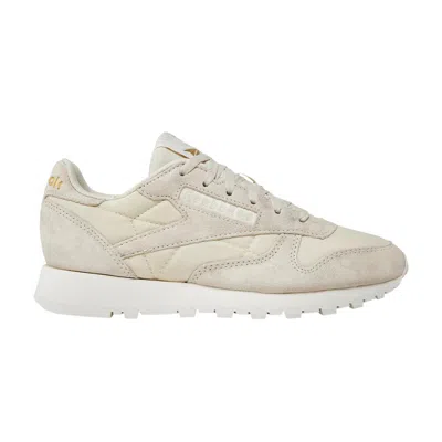 Pre-owned Reebok Wmns Classic Leather 'alabaster Gold Metallic' | Cream | Women's Size 5.5 In White