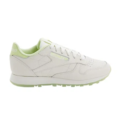 Pre-owned Reebok Wmns Classic Leather 'chalk Citron Glow' | Cream | Women's Size 6.5