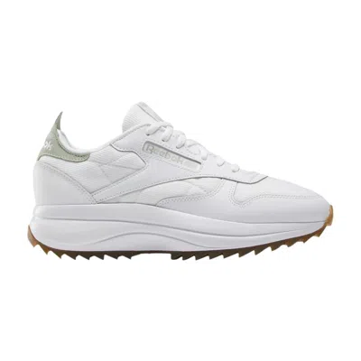 Pre-owned Reebok Wmns Classic Leather Sp Extra 'white Vintage Green Gum'