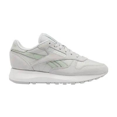 Pre-owned Reebok Wmns Classic Leather Sp 'pure Grey Light Sage' | Women's Size 6