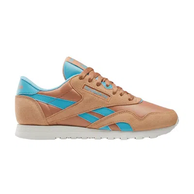 Pre-owned Reebok Wmns Classic Nylon 'clay Digital Blue' | Pink | Women's Size 6.5