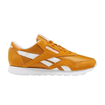 Pre-owned Reebok Wmns Classic Nylon 'rich Ochre' | Brown | Women's Size 5