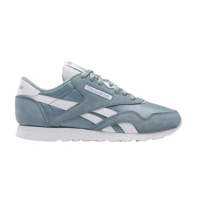 Pre-owned Reebok Wmns Classic Nylon 'soft Slate' | Blue | Women's Size 11
