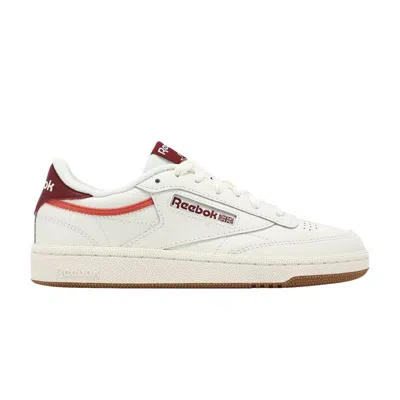 Pre-owned Reebok Wmns Club C 85 'chalk Maroon Coral' | White | Women's Size 7.5