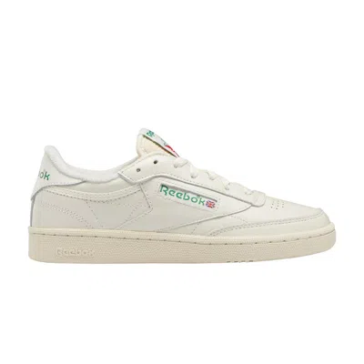 Pre-owned Reebok Wmns Club C 85 Vintage 'chalk Glen Green' In Cream