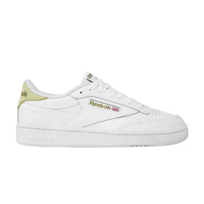 Pre-owned Reebok Wmns Club C 85 'white Citron Glow' | Women's Size 6