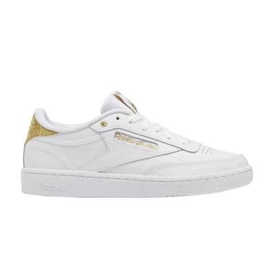 Pre-owned Reebok Wmns Club C 85 'white Gold Metallic
