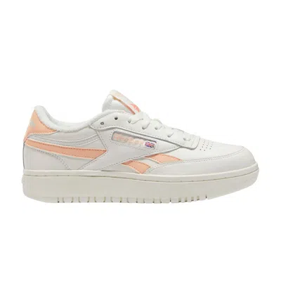 Pre-owned Reebok Wmns Club C Double 'chalk Aura Orange' | White | Women's Size 6