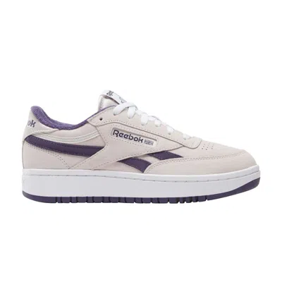 Pre-owned Reebok Wmns Club C Double Revenge 'luxe Grey/movement Pruple/white' | Pink | Women's Size 10.5