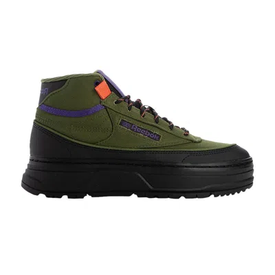 Pre-owned Reebok Wmns Club C Geo Mid 'khaki' | Green | Women's Size 8.5