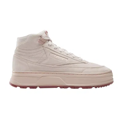 Pre-owned Reebok Wmns Club C Geo Mid 'pink Stucco'