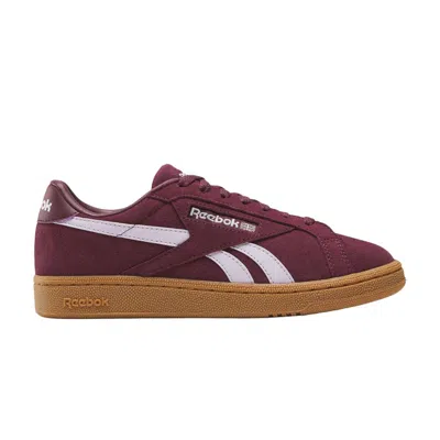 Pre-owned Reebok Wmns Club C Grounds 'black Cherry/black Cherry/digital Gleam' | Red | Women's Size 8.5